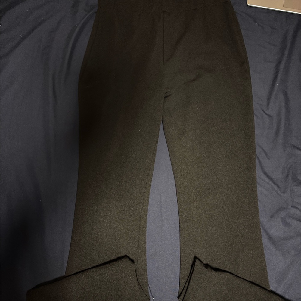 Elegant Black flare Women's Pants
